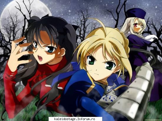 poi da...ar fi uitativa si la animeul  fate stay night..si ala are o multime de pers si nu mai spun